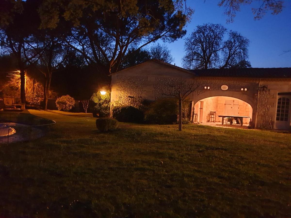 Chateau Rosemont - Grande Maison Familiale Campagne Dans Le Medoc Avec Piscine Et Tennis A 15 Mn Bordeaux Labarde エクステリア 写真